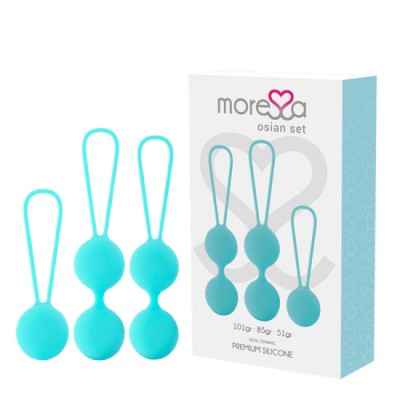 MORESSA - OSIAN SET PREMIUM TURQUOISE SILICONE foto