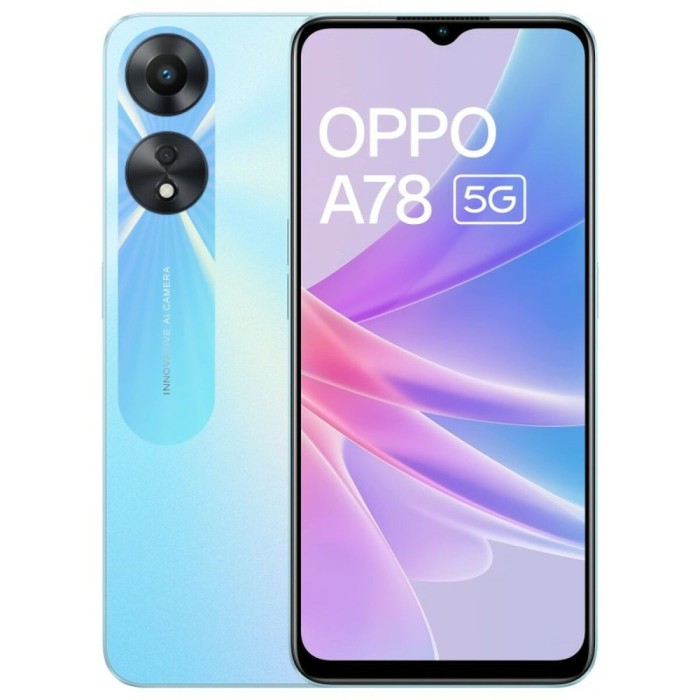 Smartphone Oppo A78 5G 6,56&quot; Octa Core 4 GB RAM 128 GB Albastru