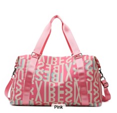Geanta sport pentru sala, TAIKESEN M-06, impermeabila, dimensiune 52x21x29 cm, roz