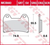 Set placute frana TRW MCB683 - Aprilia RS 250 - RSV 1100 - Ducati Monster - Husqvarna LT - KTM LC4 - Yamaha XT 660