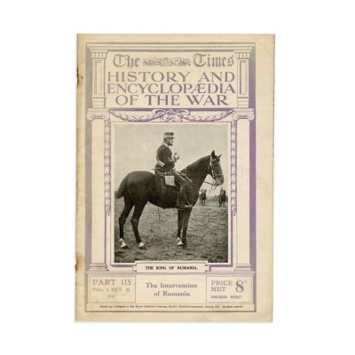 Trei publicații străine din perioada Primului Război Mondial, dedicate intervenției Rom&amp;acirc;niei &amp;icirc;n război, 1917 foto