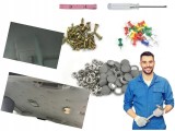 Cumpara ieftin Set Profesional 30 Capse Tapitate, 30 Ace Fixare plafon, ruleta si Surubelnita pentru Reparatie Plafon Auto