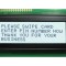 Afișaj LCD Alfanumeric 20x2 Alb 98x60mm