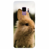 Husa silicon pentru Samsung S9, Cute Rabbit In Grass