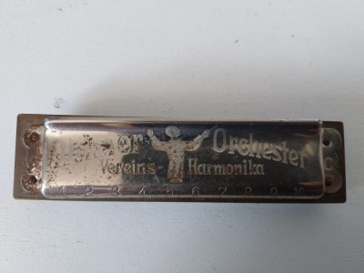 ** Muzicuta Hohner Orchester Vereins Harmonika in Do (C), Schutz-Marke foto