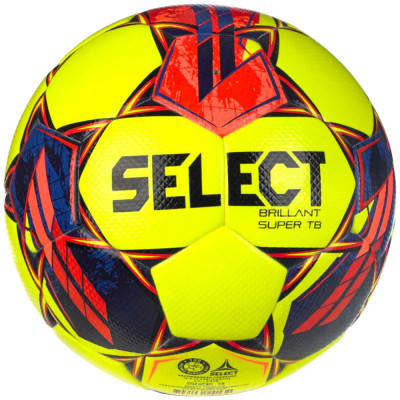 Mingi de fotbal Select Brillant Super TB FIFA Quality Pro V23 Ball BRILLANT SUPER TB YEL-RED galben foto