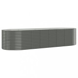Cumpara ieftin Strat inaltat gradina 322x100x68 cm otel galvanizat