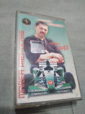 CASETA AUDIO MANELE NICOLAE GUTA FORMULA 1 RARA!! ORIGINALA foto