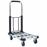 Gossi carucior de transport pliabil, 150 kg, argintiu, aluminiu