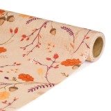 Traversa de masa decorativa &ndash; 180 x 28 cm &ndash; 70% poliester, 30% bumbac &ndash; model ramuri si frunze Best CarHome