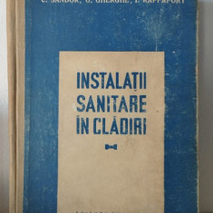 C. Sandor, G. Gherghe, I. Rappaport - Instalatii Sanitare in Cladiri