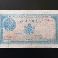 BANCNOTA- 5000 LEI 1945 - -ROMÂNIA.