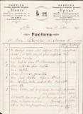 A2746N Fabrica Societăței mesteriilor de mobile Munca, Chișinău, Basarabia, 1930, factură, biligvă rom&acirc;no-rusă