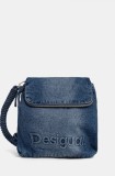 Desigual rucsac denim HALF LOG femei, mic, neted, 25SAKD05