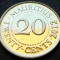 Moneda exotica 20 CENTI - MAURITIUS, anul 2012 * cod 4097