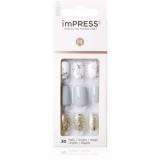 KISS imPRESS Short unghii artificiale autoadeziv Knock Out 30 buc