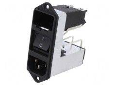 Conector de Alimentare AC 2A 250V IEC 60320