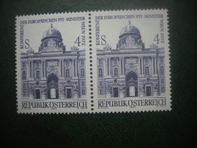 HOPCT TIMBRE MNH 785 CONFERINTA MINISTRILOR 1972 -1 VAL AUSTRIA foto