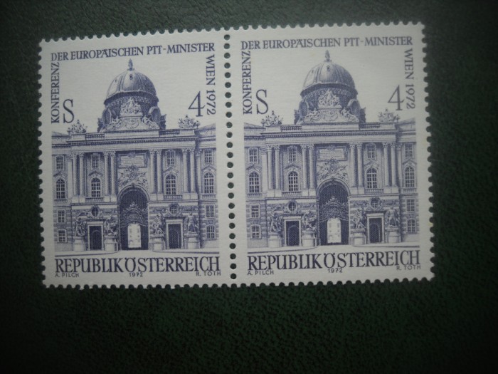 HOPCT TIMBRE MNH 785 CONFERINTA MINISTRILOR 1972 -1 VAL AUSTRIA