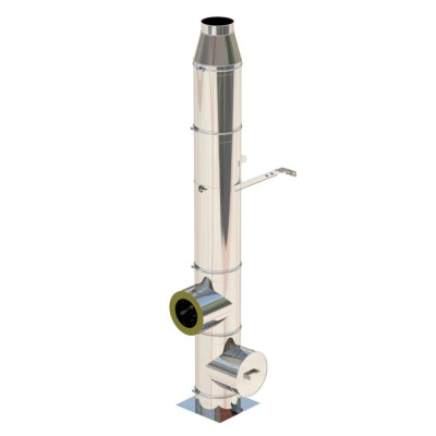 Sistem cos fum inox izolat, diam int 160 mm , ext 260 mm, H=6M - 2T foto