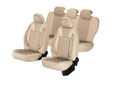 Huse scaune auto FIAT LINEA 2006-2010 Luxury Bej foto