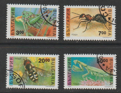 Bulgaria 1992 / Serie Completa - Insecte foto
