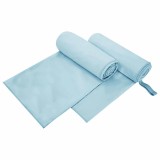 vidaXL Prosoape Sport 2 pcs albastru 200 x 100 cm 42011476