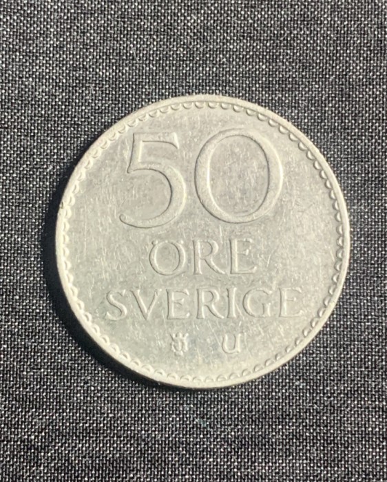 Moneda 50 ore 1973 Suedia