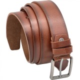 Curea Barbati Piele Naturala Maro Caramiziu 135-170 cm - Curea piele barbateasca, latime 3.6 cm