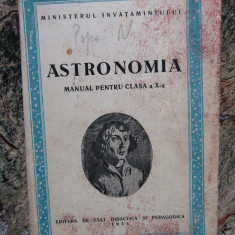 Astronomia - manual pentru clasa a X-a, 1955