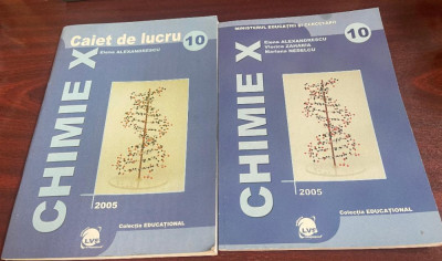 Alexandrescu, Elena : Manual Chimie X+caiet lucru X foto