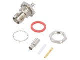 Conector TNC mamă drept 50&Omega; crimpat