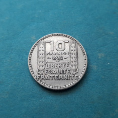 #67 10 Francs 1932 Franta franci argint