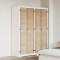 vidaXL Ușă de Dulap cu ușă 4 pcs natural 140.5 x 2.1 x 49.5 cm 3394503