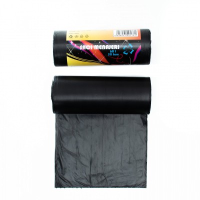 Saci menajeri 60L, HDPE, 50 buc rola foto