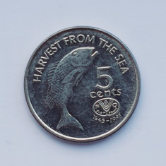 Fiji 5 cents 1995 UNC - Elizabeth II (FAO) - km 77 - A028