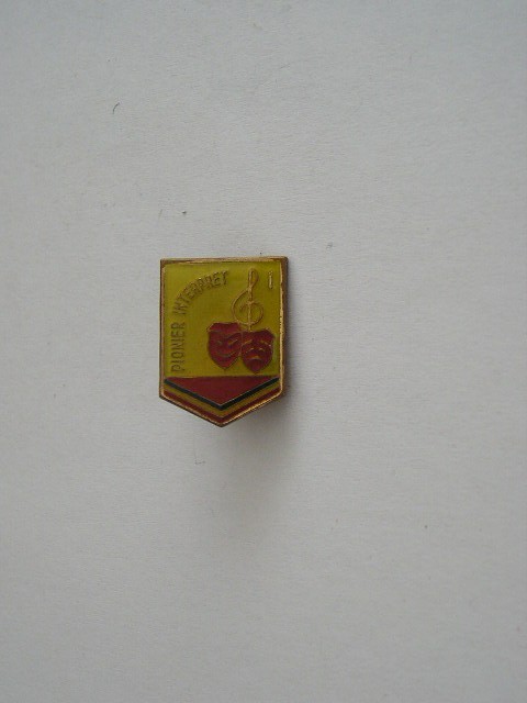 QW9 J 79 - Insigna - tematica pionieri - Pionier interpret locul I