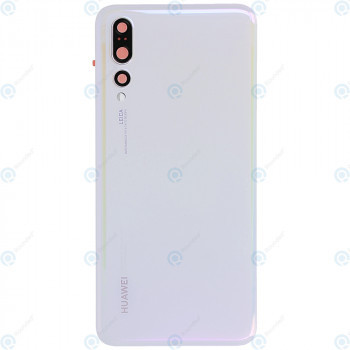 Huawei P20 Pro (CLT-L09, CLT-L29) Capac baterie alb sidefat foto