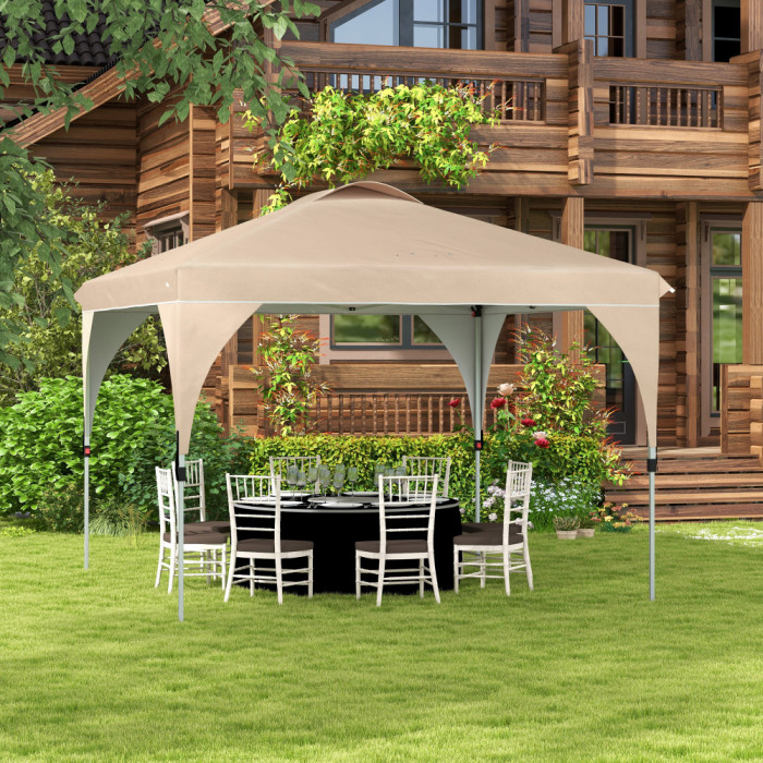 Outsunny Foisor de Gradina 3x3 m, Foisor Pliabil Pop Up