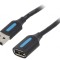 Cablu USB 2.0 USB A-A 2m Negru