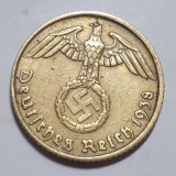 Germania Nazistă: 5 Reichspfennig 1938 A (Berlin) - Monedă Germană Europa