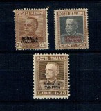 Somaliland Italian 1928 - Uzuale Victor Emanuel III, serie neștampilata cu șarniere