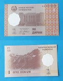 Bancnota veche - Tajikistan 1 Diram - in stare foarte buna