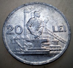 R.089 ROMANIA RPR 20 LEI 1951 XF/AUNC foto