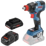 Bosch GDX 18V-200 C + ProCORE + GAL 1880 CV - Masina de insurubat cu impact 200 Nm M4-M14 + Set acumulator si incarcator Li-Ion 18 V 4 Ah