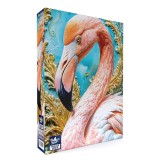 Puzzle Black Sea Creaturi prețioase - Flamingo roz - 500 de piese