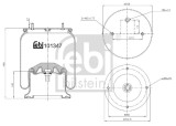 FEBI BILSTEIN 101347 Burduf, suspensie pneumatica