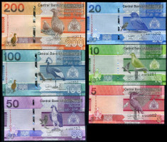 Bancnota Gambia 5 - 200 Dalasis 2019 - PNew UNC ( set complet x6 ) foto