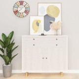 Folie autoadeziva decorativa VidaXL, lemn alb, 500 x 90 cm, PVC, folie mobilier, redecorare