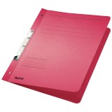 Dosar incopciat 1/1 Leitz carton rosu
